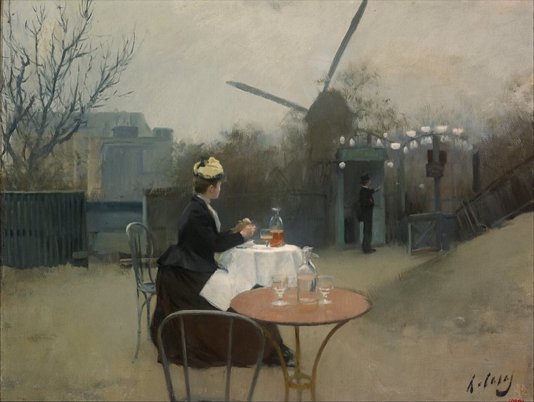 Plein air, óleo de Ramon Casas